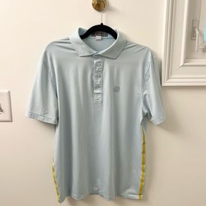 GFore striped polo with accent stripe. New without tags, size M